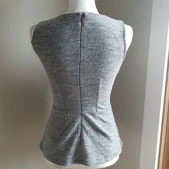 Madewell peplum sleeveless top - Picture 4 of 6